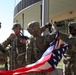 Delta Company 1-5 Cav American Flag Ceremony at U.S. Consulate Herat