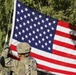 Delta Company 1-5 Cav American Flag Ceremony at U.S. Consulate Herat