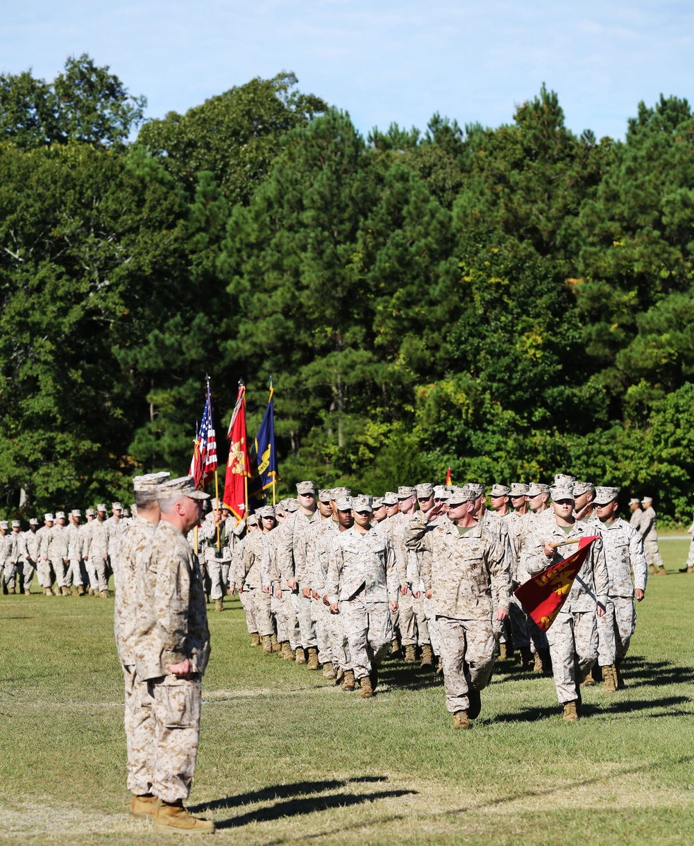 2nd Medical Battalion change of command ceremony