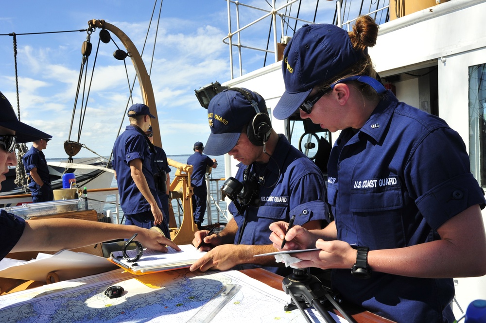 Coast Guard Barque Eagle Fall 2013 OCS Deployment