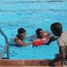 Army combat uniform aids soldiers during drown proofing training