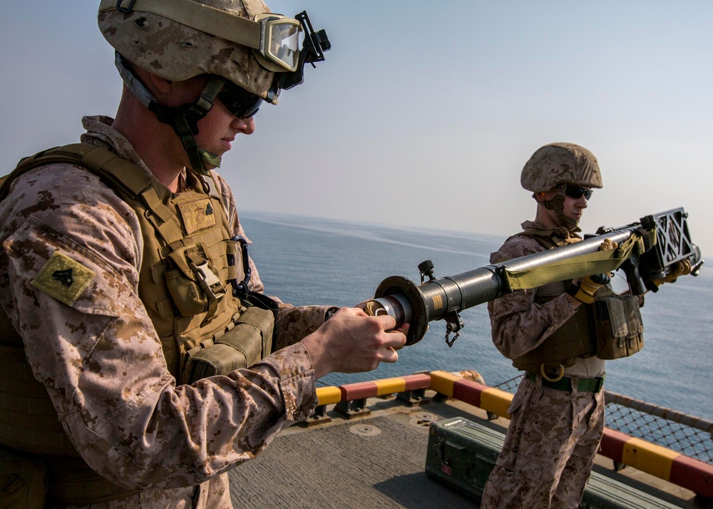 26th MEU LAAD Stinger Launch Simulator Training