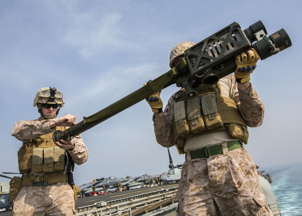 26th MEU LAAD Stinger Launch Simulator Training