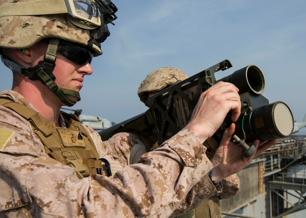 26th MEU LAAD Stinger Launch Simulator Training