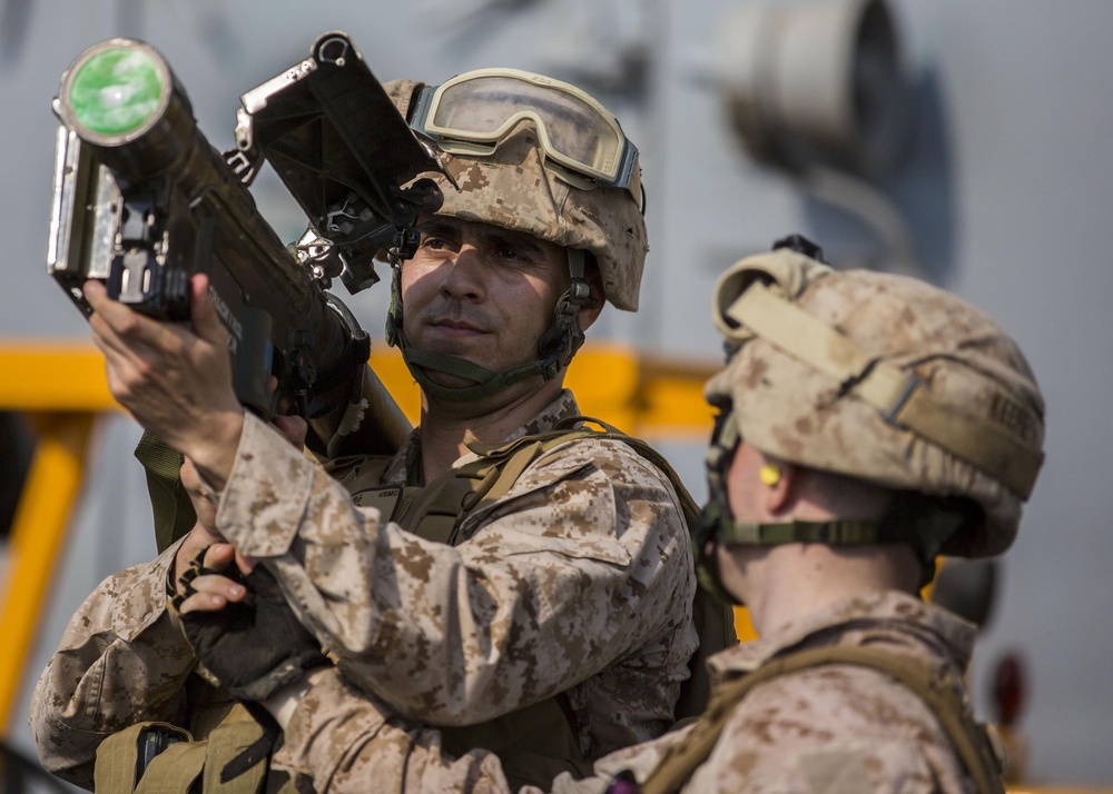 26th MEU LAAD Stinger Launch Simulator Training