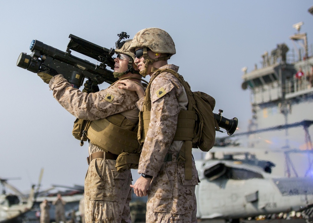 26th MEU LAAD Stinger Launch Simulator Training