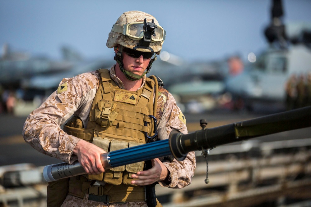 26th MEU LAAD Stinger Launch Simulator Training