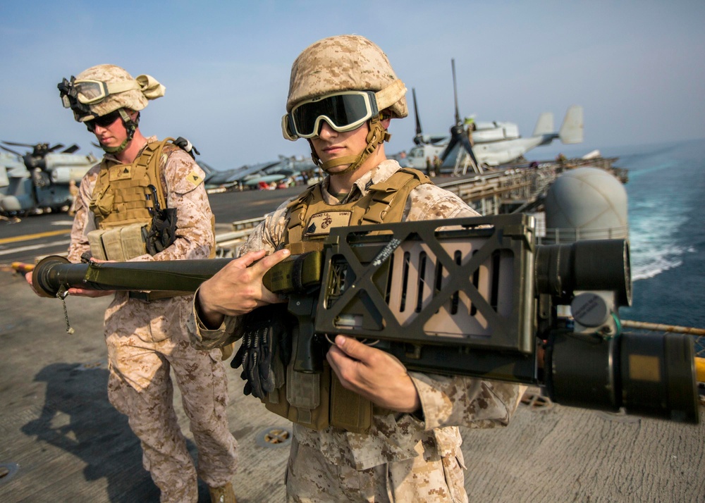 26th MEU LAAD Stinger Launch Simulator Training