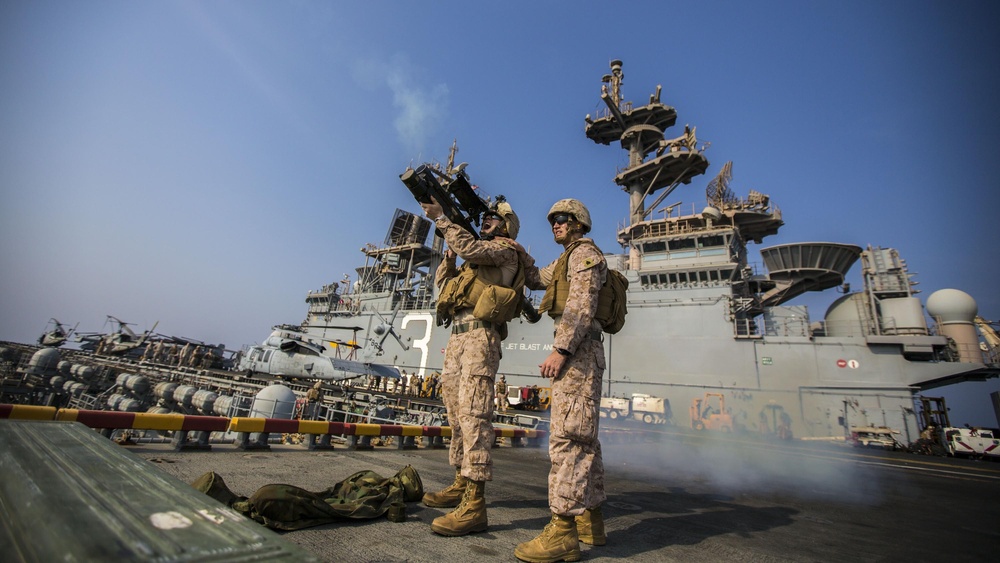 26th MEU LAAD Stinger Launch Simulator Training