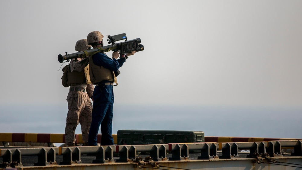 26th MEU LAAD Stinger Launch Simulator Training