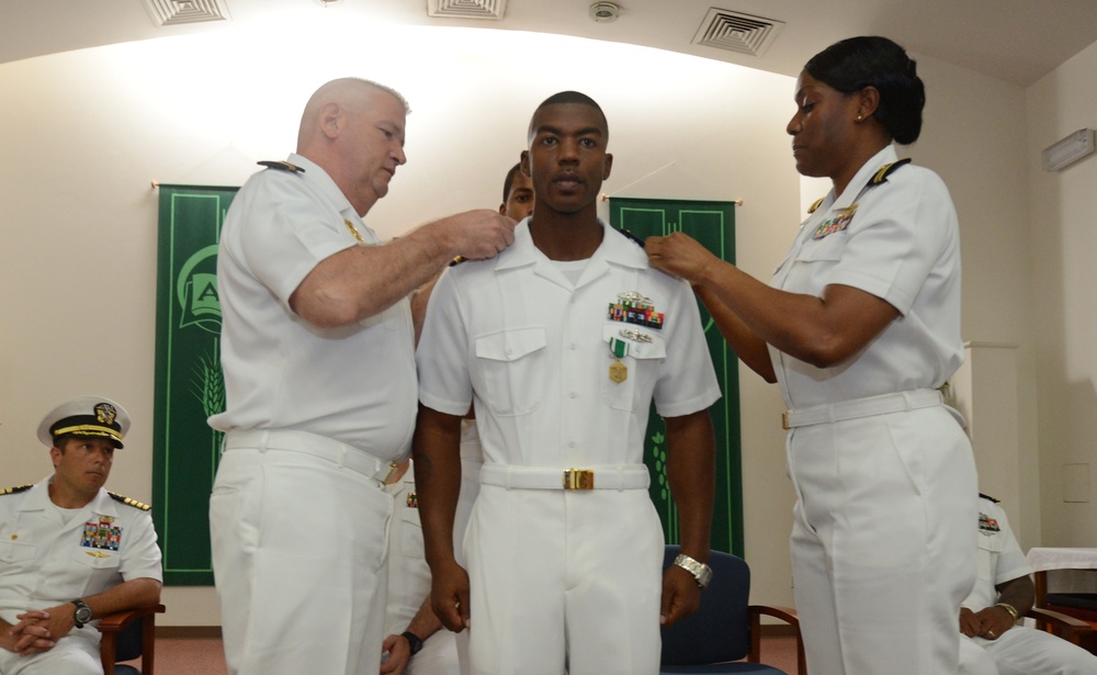 Chief Master-at-Arms (EXW/SW/AW) Carlos L. Jones Commissioning Ceremony