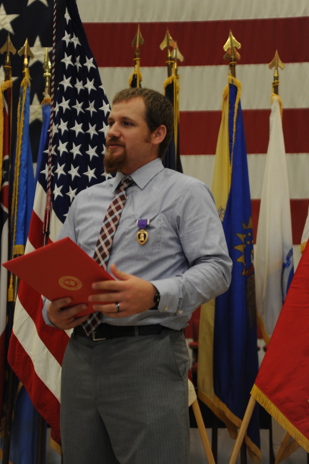 Marine Awarded Purple Heart after almost 10 years