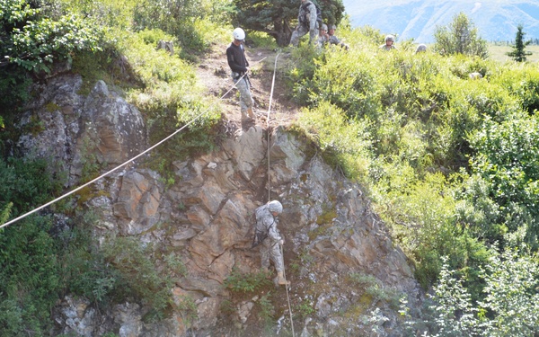 Military mountaineering at the top of the world