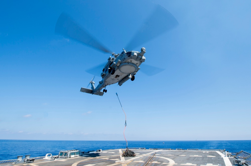 USS Gravely operations