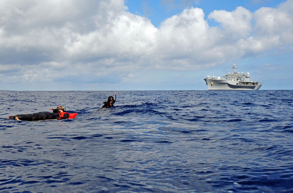 USS Mount Whitney operations