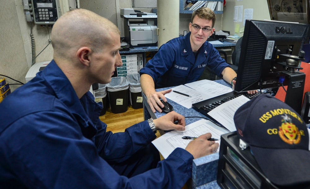 USS Monterey operations