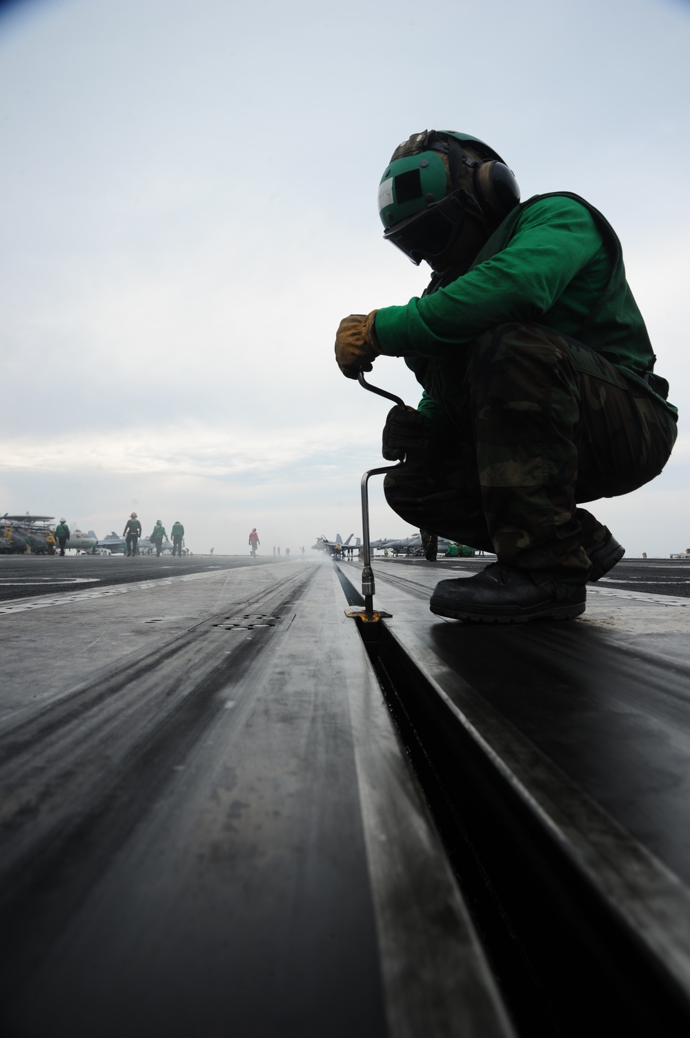 USS George Washington flight deck operations