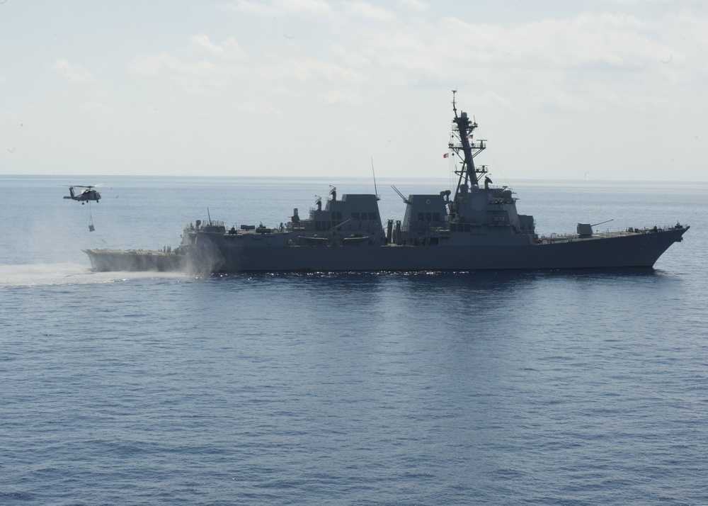 USS Gravely replenishment