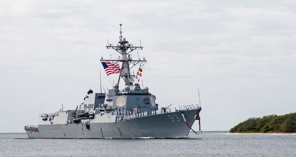 USS Chung-Hoon returns to home port