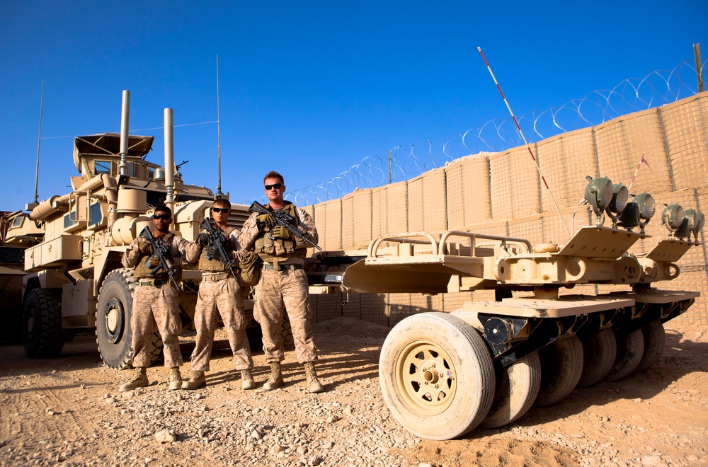 Up front: Staten Island, N.Y., Marine protects convoys in Afghanistan