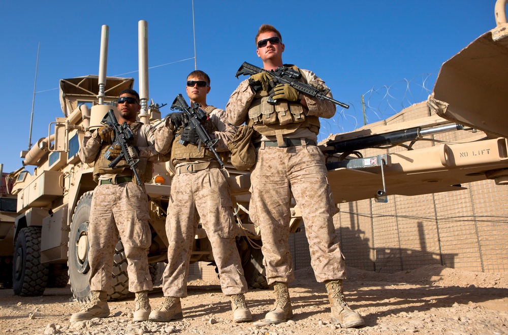 Up front: Staten Island, N.Y., Marine protects convoys in Afghanistan