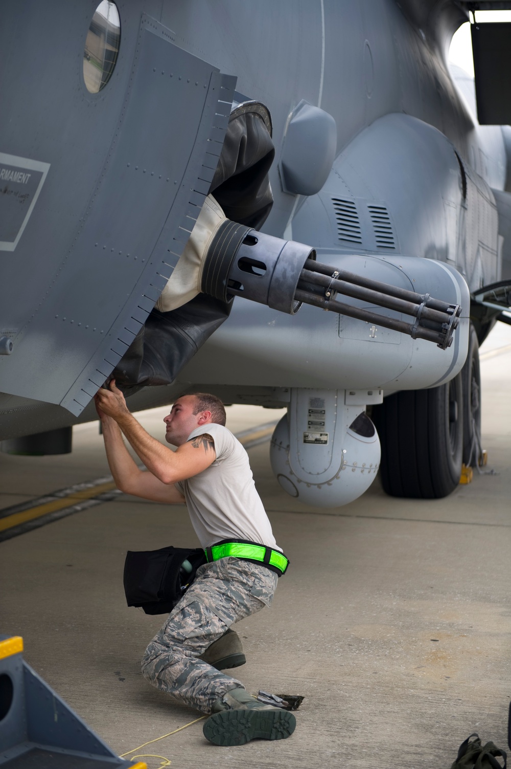 Aircraft evacuation for Tropical Storm Karen