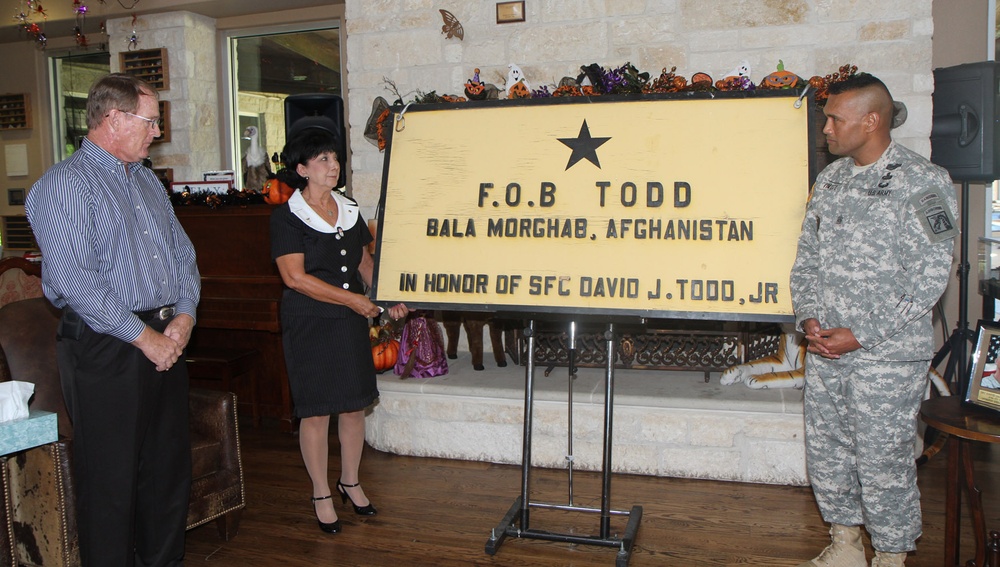 Combined efforts equal ‘FOB Todd’ making trek to family
