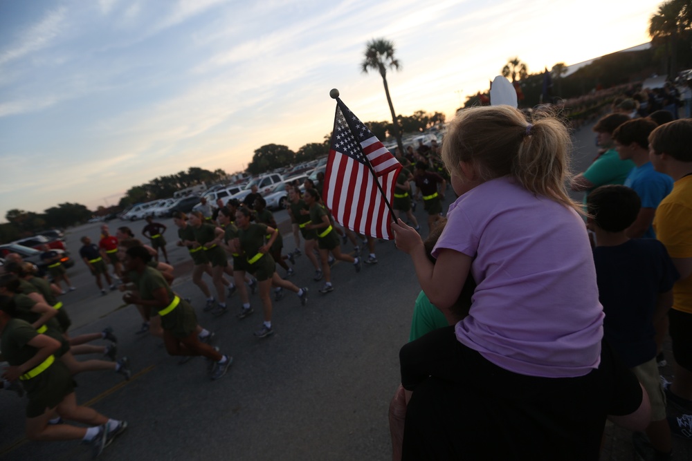 Photo Gallery: Motivation high for new Marines during final run on Parris Island