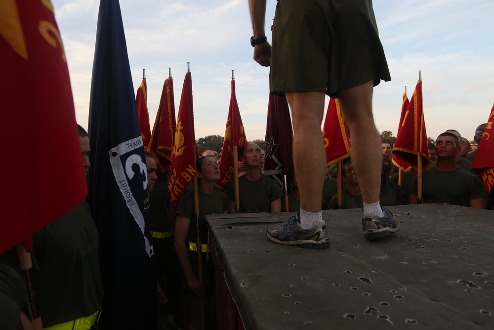 Photo Gallery: Motivation high for new Marines during final run on Parris Island