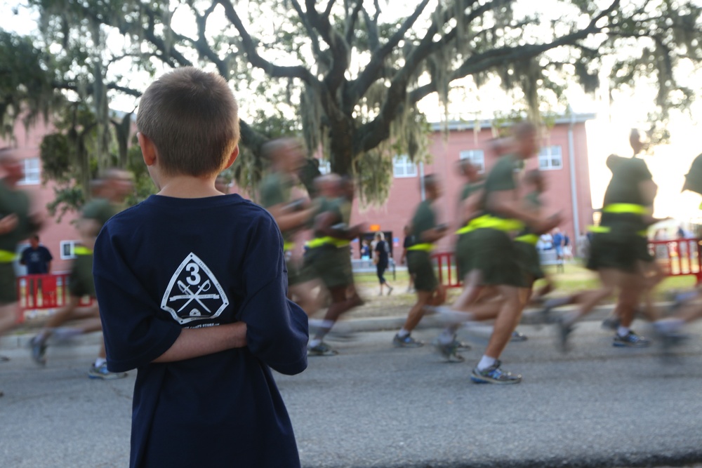 Photo Gallery: Motivation high for new Marines during final run on Parris Island