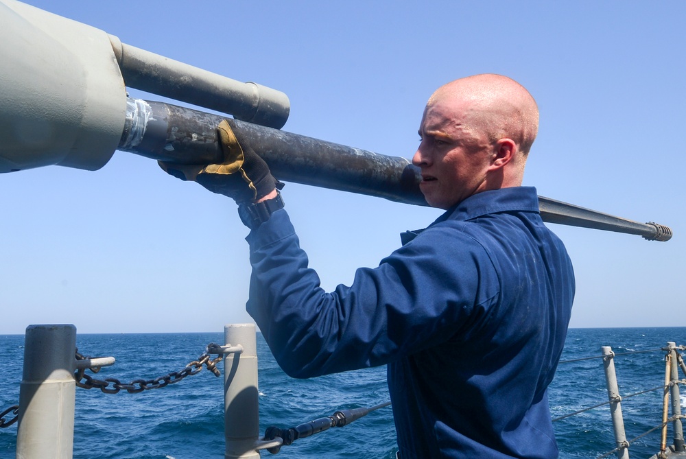 USS Monterey operations
