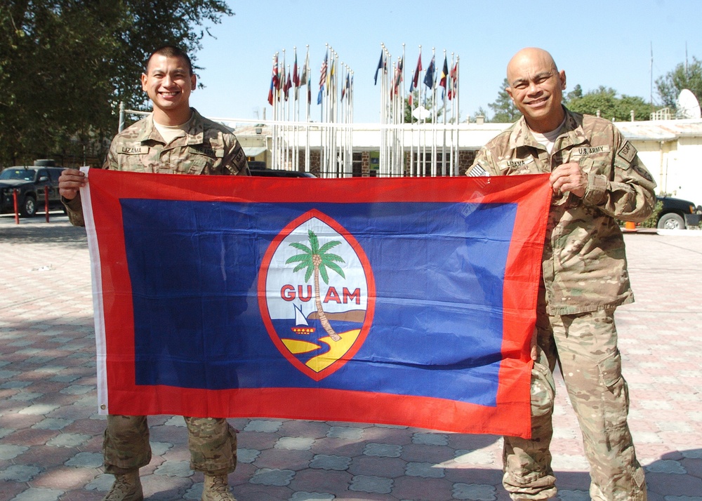 Guam Father-Son tandem shares busy Afghanistan life, mission