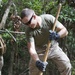 Endurance course built into jungle at Camp Hansen