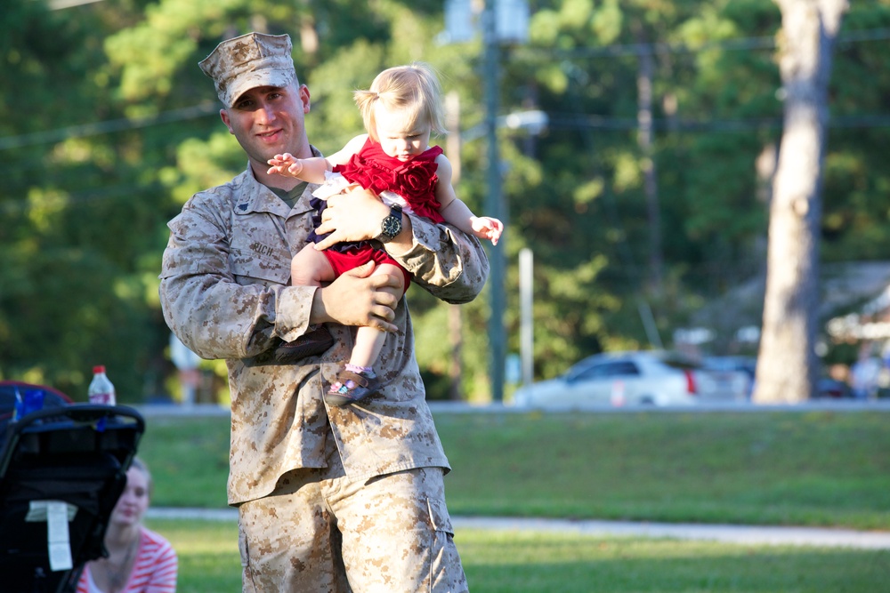 1st Battalion, 9th Marines departure