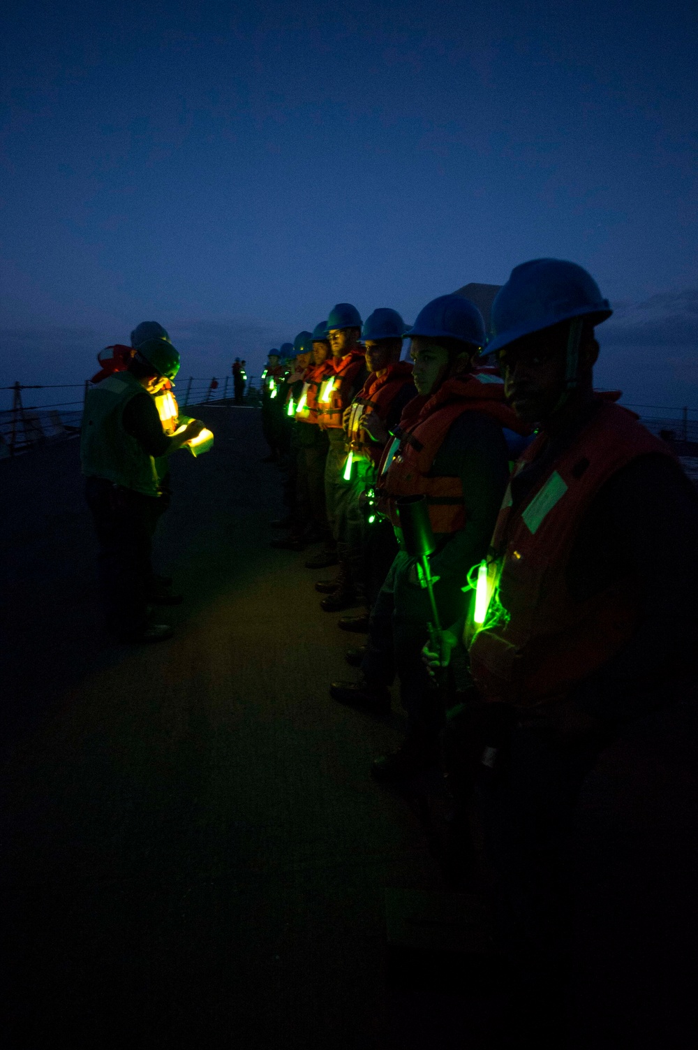 Ramage replenishment at sea