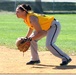 Army softball champ plays the bases