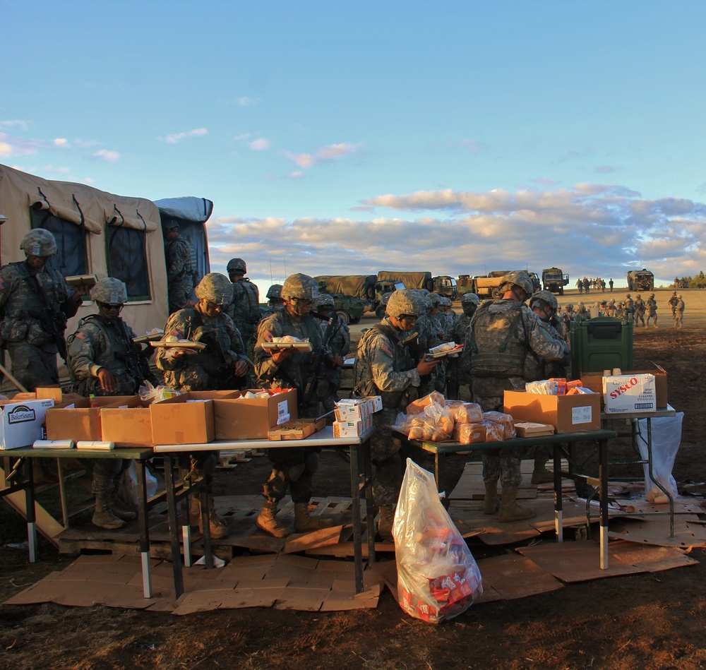 Logistics supports exercise