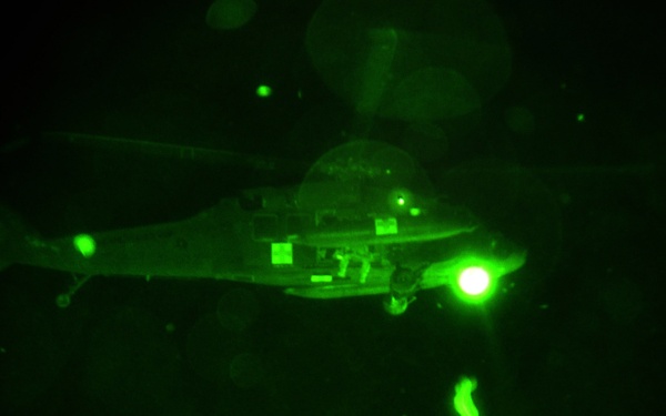 We own the night: JTF-Bravo's helicopters conduct the mission anywhere, anytime