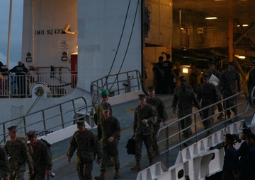 Ground combat element Marines arrive in Philippines for PHIBLEX 14