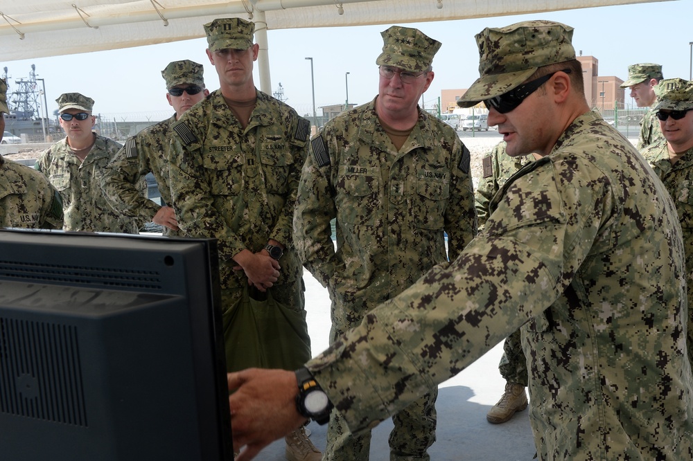 VADM John Miller views CTF 56 assets