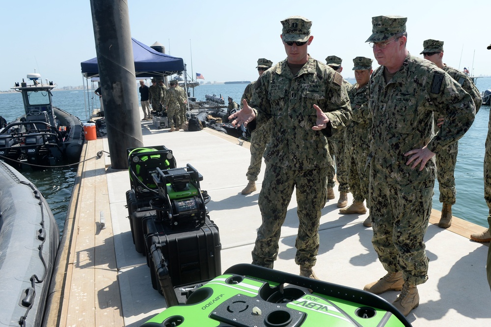 VADM John Miller views CTF 56 assets