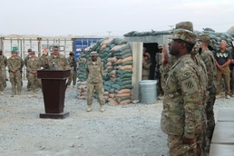 Maintain battalion inducts 20 leaders to NCO Corps