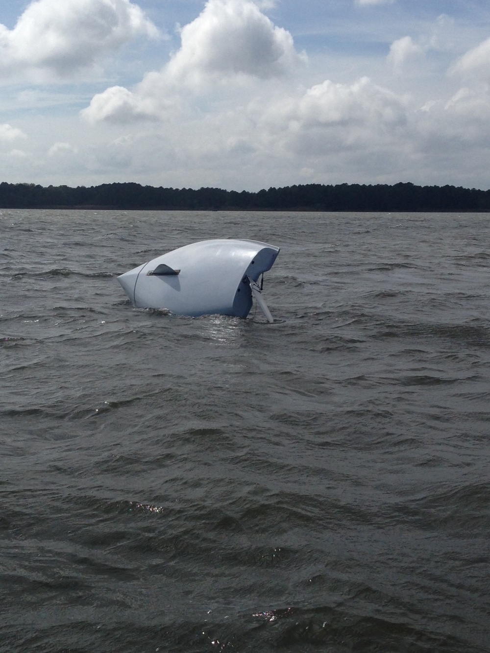 Coast Guard rescues 2 boaters from capsized sailboat near Ocean City, Md.