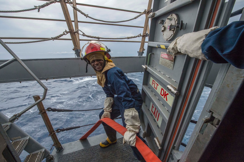 General quarters drill