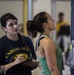 Bench press competition at the wearhouse gym on Naval Air Station North Island.