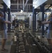 Bench press competition at the wearhouse gym on Naval Air Station North Island.