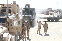 Staging the vehicles