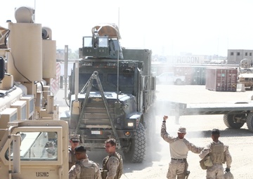Staging the vehicles