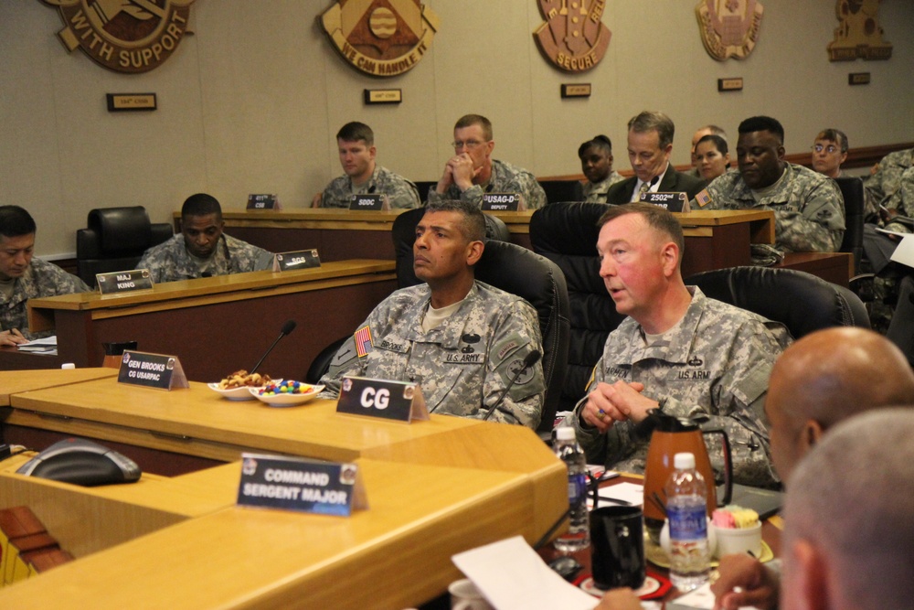 Gen. Brooks visits Area IV for situational awareness