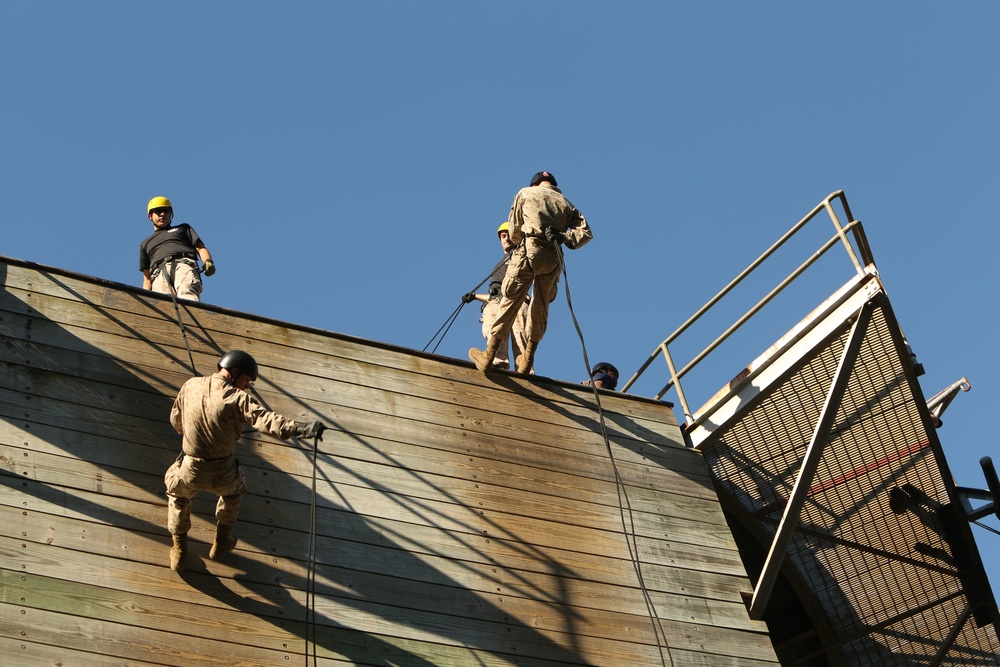 Photo Gallery: Marine recruits gain confidence on Parris Island rappel tower